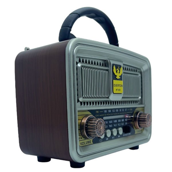 Everton RT-825 Bluetooth-USB-SD-FM Güneş Enerjili Nostaljik Radyo