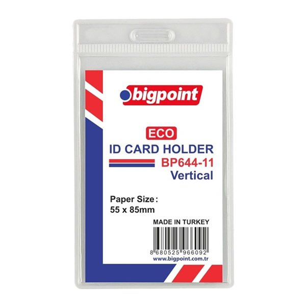 Bigpoint 644-11 Eco 85x55 100 lü Dikey Kart Poşeti