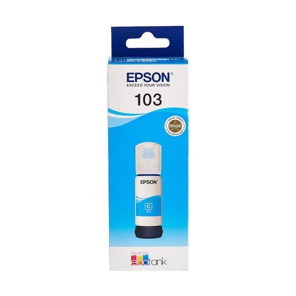 Epson T00S24A 103 Ecotank Mavi Kartuş Mürekkebi