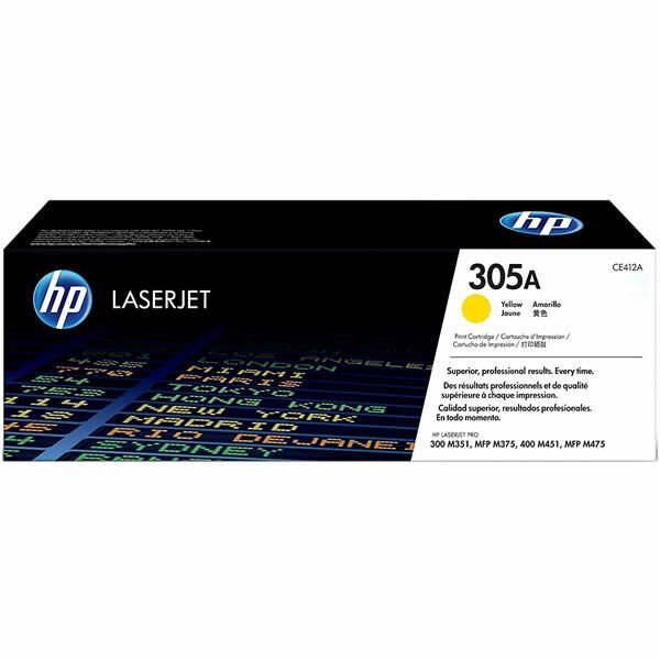 Hp Ce412A 305A Laserjet Sarı Orjinal Toner