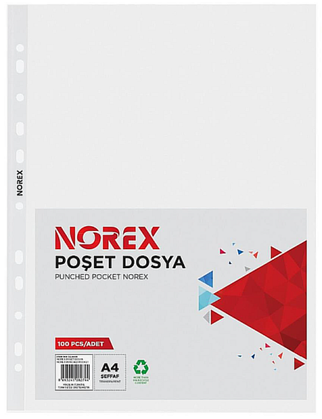Noki Norex UL100X A4 XL 100 lü Poşet Dosya