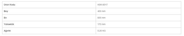 Ofisostim KSK-6017 40x60x17 15 Lt Gri Sanayi Kasası