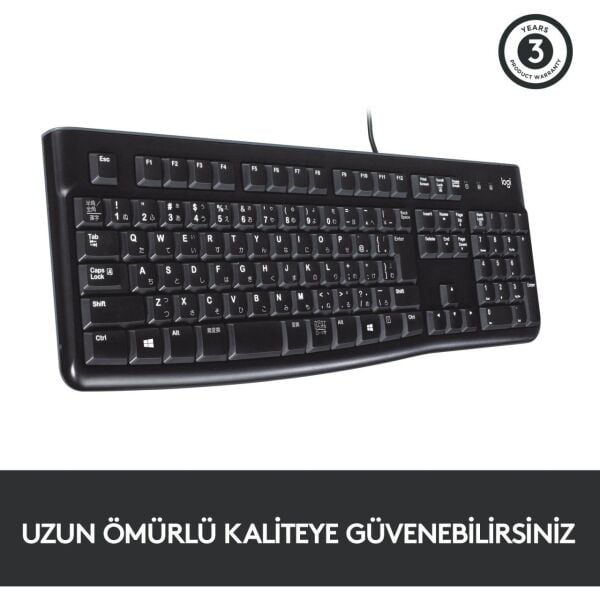 Logitech 920-002505 K120 Siyah Q Türkçe Usb Kablolu Klavye