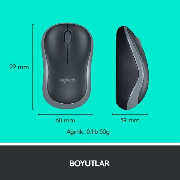 Logitech 920-004525 MK270 Siyah Q Kablosuz Klavye Mouse Set