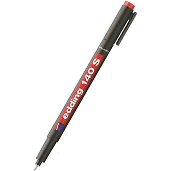 Edding E-140S Kırmızı Asetat Kalemi