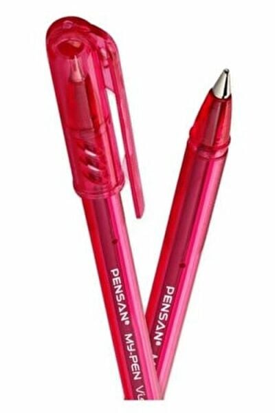 Pensan My-Pen 25 li1.0 mm Kırmızı Tükenmez Kalem