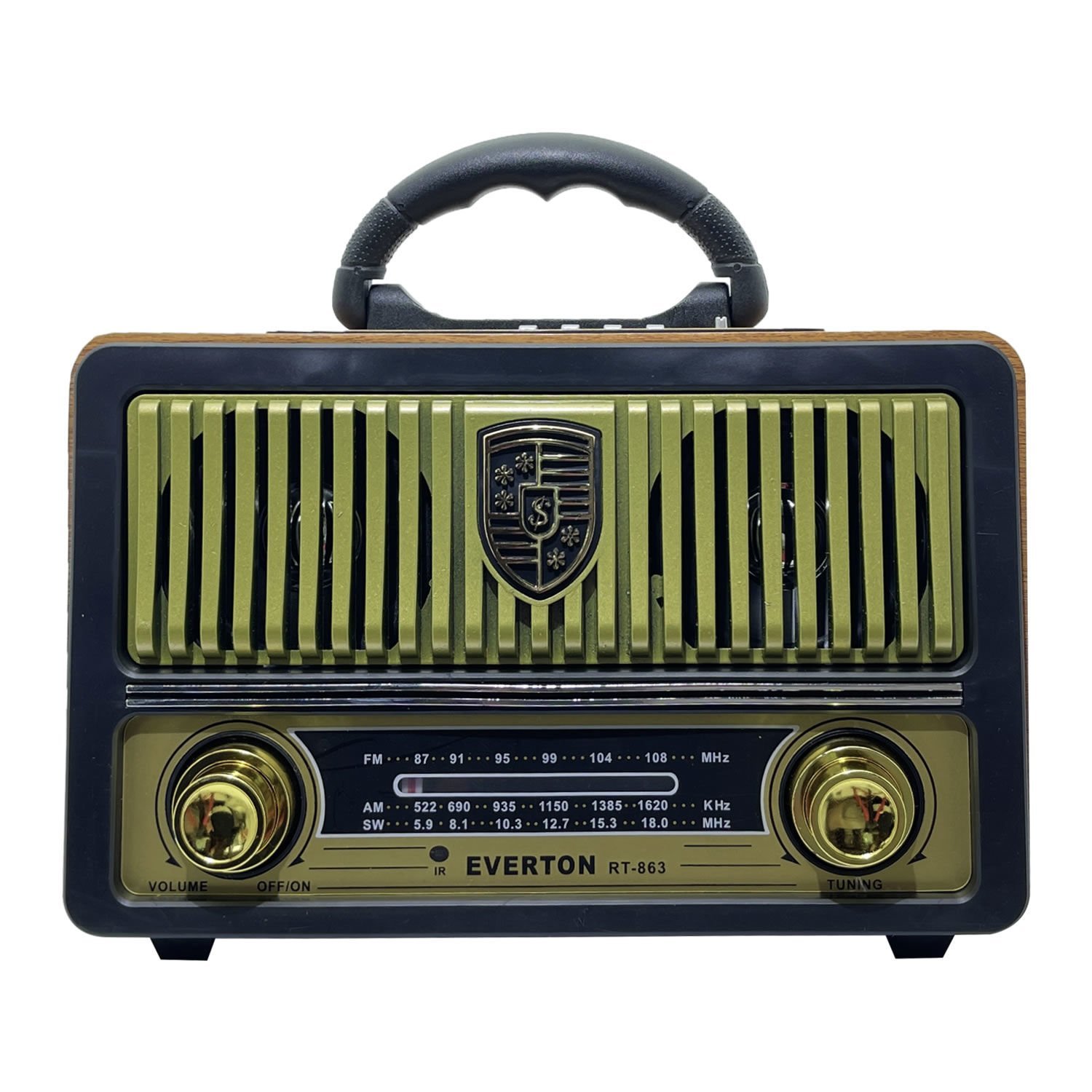 Everton Rt-863 Bluetooth Fm/Usb/Tf/Aux Kumandalı Nostaljik Radyo