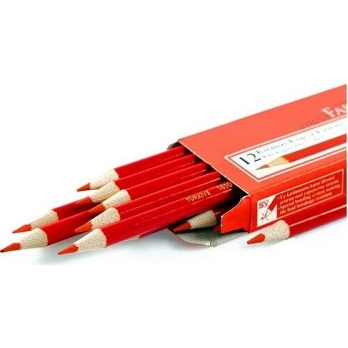 Faber-Castell 12 li Kırmızı Kurşun Kalem