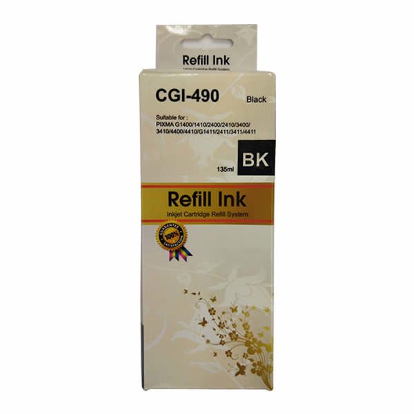 Print-Pen Canon GL-490BK Siyah Muadil Kartuş Mürekkebi