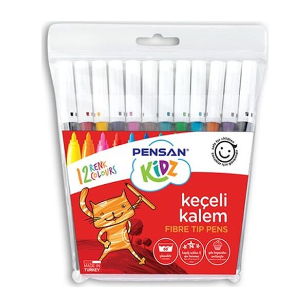 Pensan 34020 12 li Kidz Keçeli Kalem