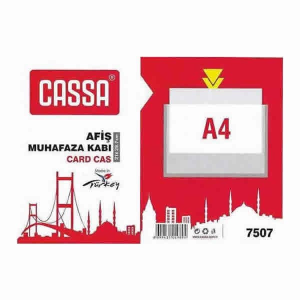 Cassa A4 210x297 mm Afiş Muhafaza Kabı