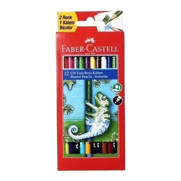 Faber Castell 12 li Çift Uçlu Boya Kalemi