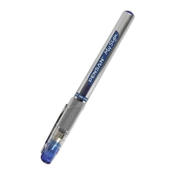 Pensan MY-SIGN 1,0 mm Mavi Jel Bilye Uçlu İmza Kalemi 6030