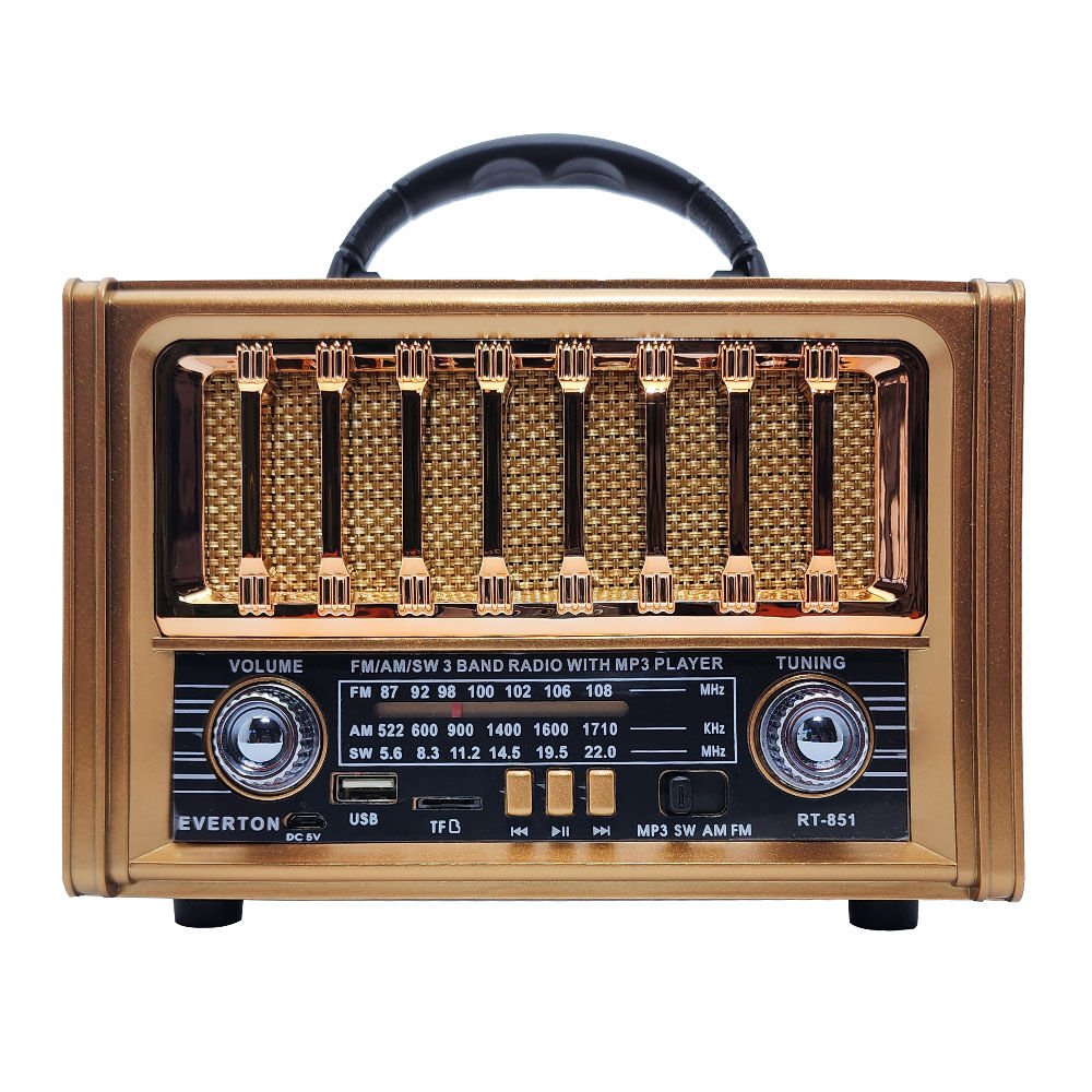 Everton RT-851 Bluetooth Fm/usb/sd/ Tf Şarjlı Nostalji Radyo