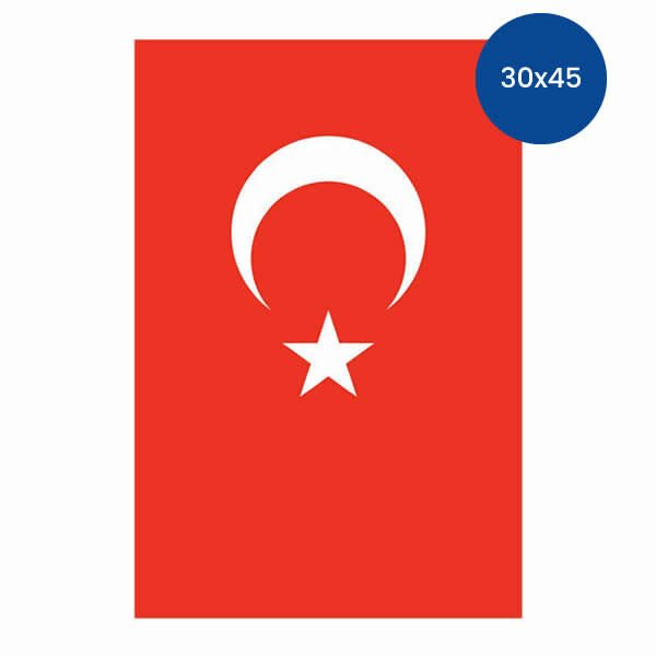 Alsancak 30x45 Bez Türk Bayrağı