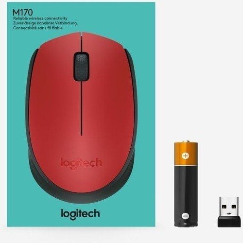 Logitech 910-004641 M171 Kırmızı Kablosuz Mouse