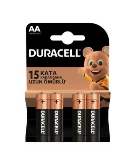 Duracell AA 4 lü Kalem Pil