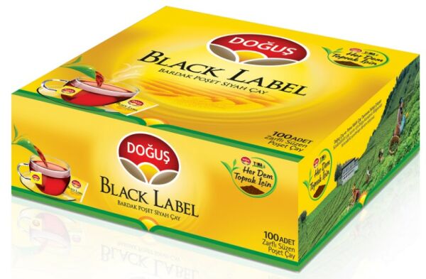 Doğuş Black Label 100 lü Süzen Poşet Çay