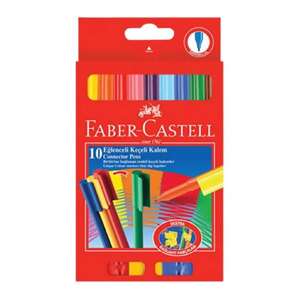 Faber-Castell 10 lu Eğlenceli Keçeli Kalem