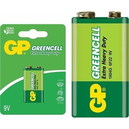 Greencell Gp1604G-2U1 9V Çinko Tekli Paket Pil