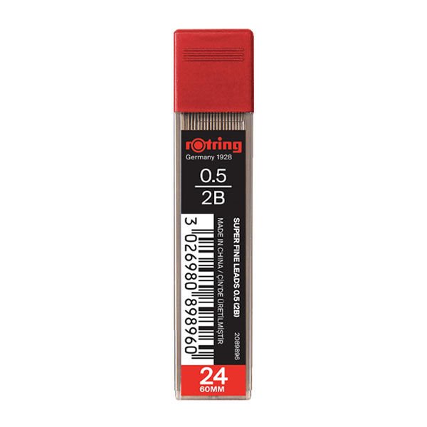 Rotring 2089896 Süper Polimer 0,5 mm 2B Kalem Ucu