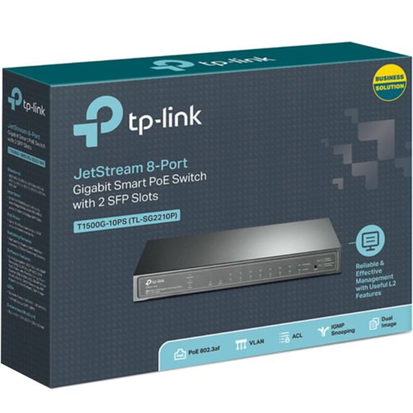 Tp-Link T1500G 10Ps Smart Switch