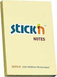 Gıpta Stickn 76x51 100 Yaprak Eco Notes Pastel Sarı Not Kağıdı