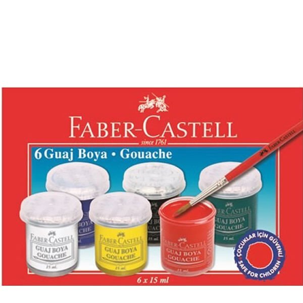 Faber-Castell 6 li Guaj Boya