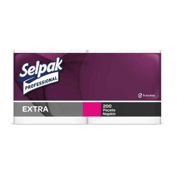 Selpak Professional Extra 200'lü 1 Koli=15 Paket 30x30 Peçete