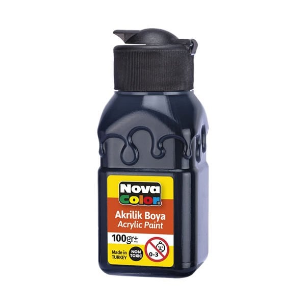 Nova Color NC-2015 100 gr Siyah Akrilik Boya