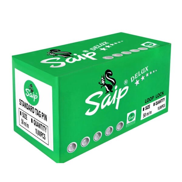 Saip 25 mm 10000 li Şeffaf Konfeksiyon Kılçık