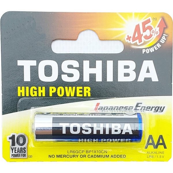 Toshiba LR6 Kartela Alkalin Kalın Kalem Pil