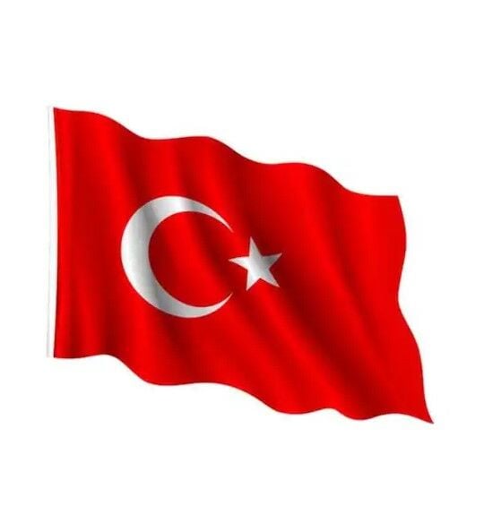 Yükselen Bayrak 30x45 Türk Bayrağı