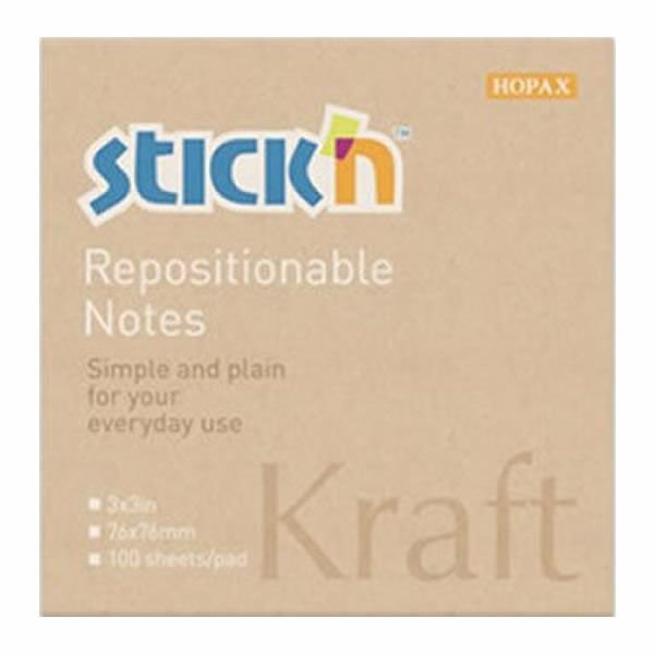 Gıpta Stickn 76x76 100 Yaprak Kraft  Not Kağıdı