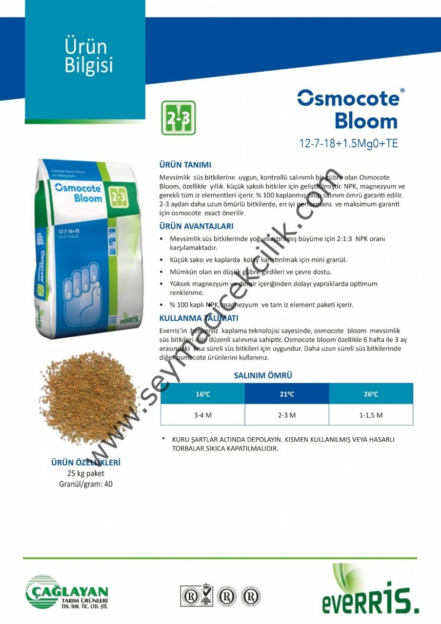 Akıllı gübre- Yavaş salınımlı gübre- 1 kg