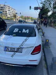 Düğün arabası sade süsleme