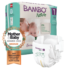 Bambo Nature No:1 Yenidoğan 2-4kg | ecoBebekBezi