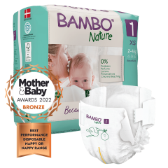 Bambo Nature No:1 Yenidoğan 2-4kg | ecoBebekBezi