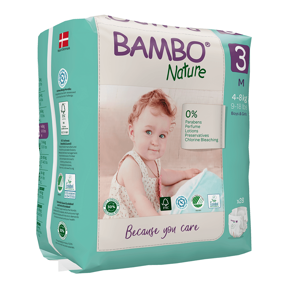 Bambo Nature Ekolojik No:3 Midi 5-9kg | ecoBebekBezi