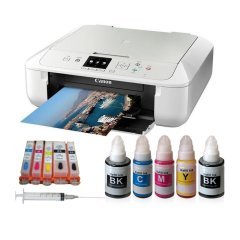 CANON MG5751WH VE KOLAY DOLAN KARTUŞ SİSTEMİ (1 Sayfa Renkli Baskı  0,02 TL)
