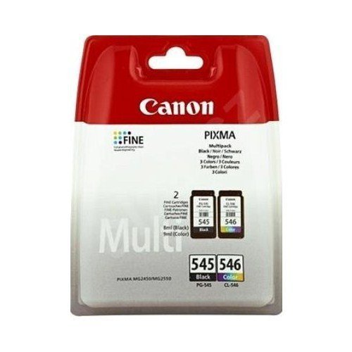 Orijinal Canon PG-545BK + CL-546 2'li Paket Kartuş