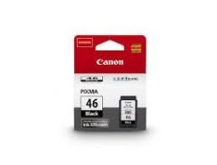 GIDA KARTUŞU - Canon PG-46 Siyah Orijinal Kartuş (Bitmeyen kartuşa uyumlu delik ve hazır) - Canon Pixma E404/ E464/ E484/ E474