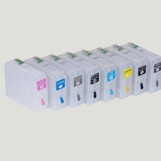 Epson SureColor SC -P800  Epson T8502-T8509 9 Renk Kolay Dolan Kartuş (Dolu)