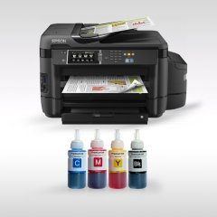 Epson L1455 PHOTOINK Mürekkepli Yazıcı Bitmeyen Kartuşlu A3 Yazıcı (1 Sayfa Renkli Baskı  0,02 TL)