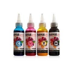 100 ml. 4 RENK  KUŞE MATBAA MÜREKKEBİ