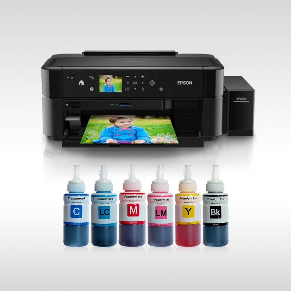 Epson L810 Photoink 6 Renk Bitmeyen Kartuşlu (1 Sayfa Renkli Baskı  0,01 TL)
