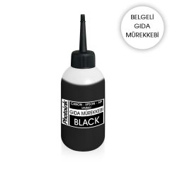 CANON / HP  UYUMLU 100 ml. SİYAH GIDA Mürekkebi