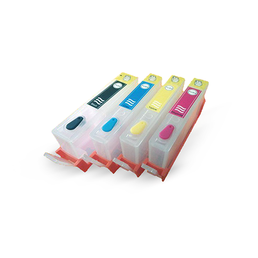 HP 655 UYUMLU Kolay Dolan Kartuşları (DOLU) 4615/ 5525/ 6625/ 3525 Uyumlu