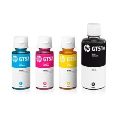 HP GT51XL - 52  4 RENK ORJINAL MÜREKKEP KARTUŞU SETİ (4 ADET)  4 X 70 ml HP GT5810/5820/HP 315/HP 415