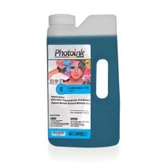 EPSON DX5 / DX7/5113 için Süblimasyon 1000 ml MAVİ CYAN Geniş Format  Mürekkep (T-SD7)